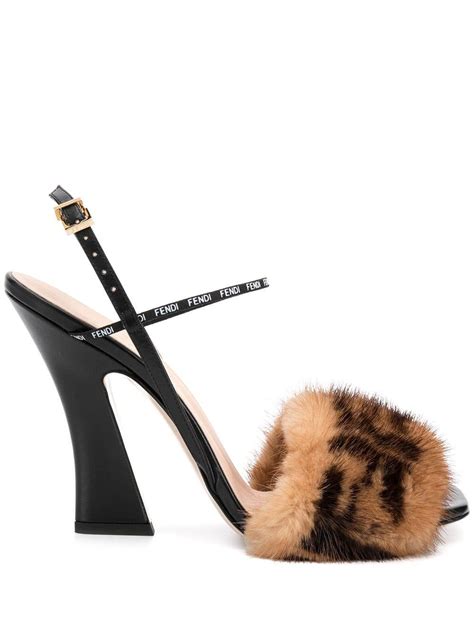 fendi mink sandals